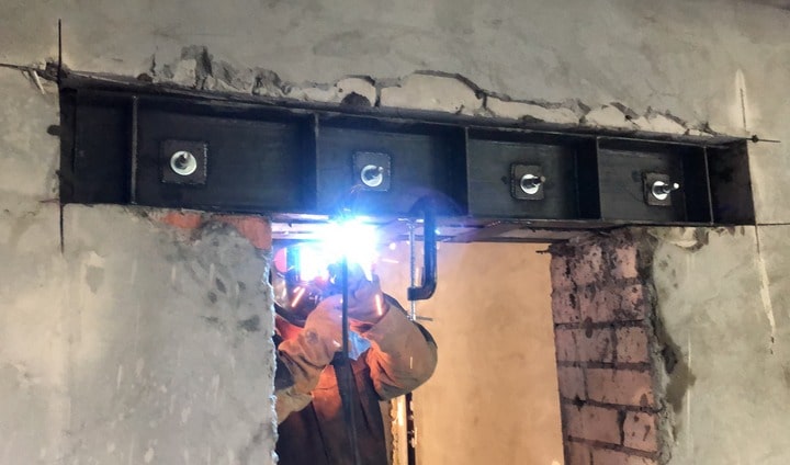 Расширение дверного проёма Расширение дверного проёма